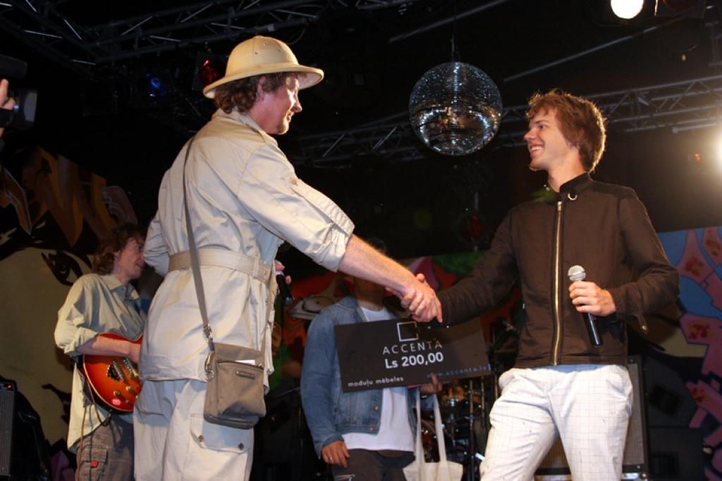 Šogad Alūksnes Grand Prix ieguva Arvīds Berķis. Jaunietis gan nav alūksnietis, taču senču saknes viņu saista ar Alūksni. Foto: Gatis Bogdanovs