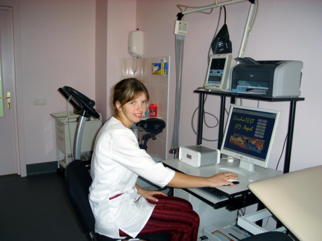 Dakterei Dinai Dzerkalei veloergometrs palīdzējis atklāt pacientiem daudzas ar sirdi saistītas saslimšanas. 
Autors: Foto: Malda Ilgaža 