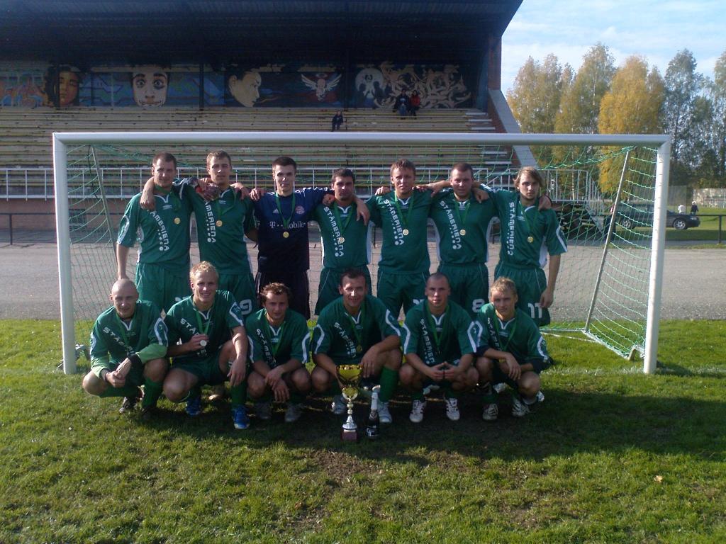 Stāmerienas komanda - ZA reģiona futbola 7:7 čempioni.
Autors: Foto: no personiskā albuma
