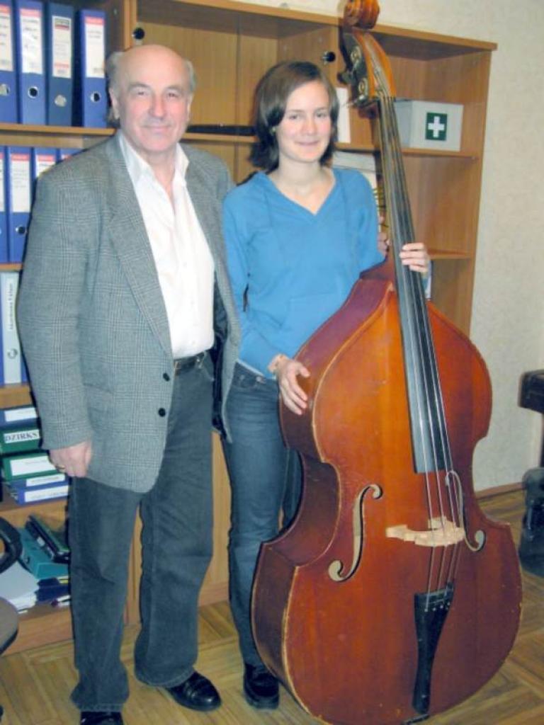 Judīte Ferstla ir pateicīga, ka viņai tiek dāvāta iespēja spēlēt orķestrī. Viņa to ir darījusi arī Austrijā. Mūzika viņu ļoti aizrauj. 
Autors: Foto: Evita Brokāne