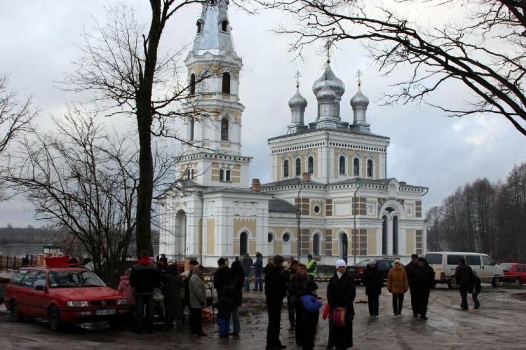 Stāmerienas pareizticīgo baznīca. 2008.gada 13.janvāris.
Autors: Foto: Gatis Bogdanovs (no arhīva)