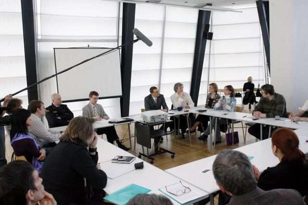 Mediju diskusija.
Autors: Toms Kalniņš / AFI