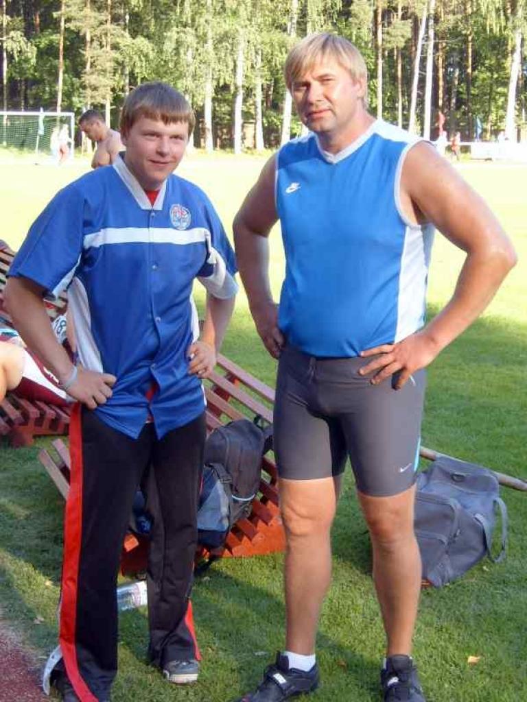 Ivars Logins (no labās) un Dāvis Poliņš.
Autors: No personiskā albuma