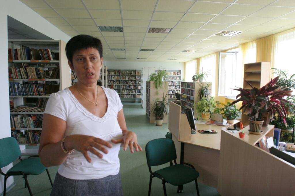 Bibliotēkas direktore Antra Sprudzāne atzīst, ka ir apmierināta ar remonta galarezultātu.
Autors: Gatis Bogdanovs