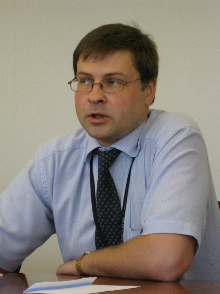 Eiropas Parlamenta deputāts Valdis Dombrovskis.
Autors: Tamāra Ulase