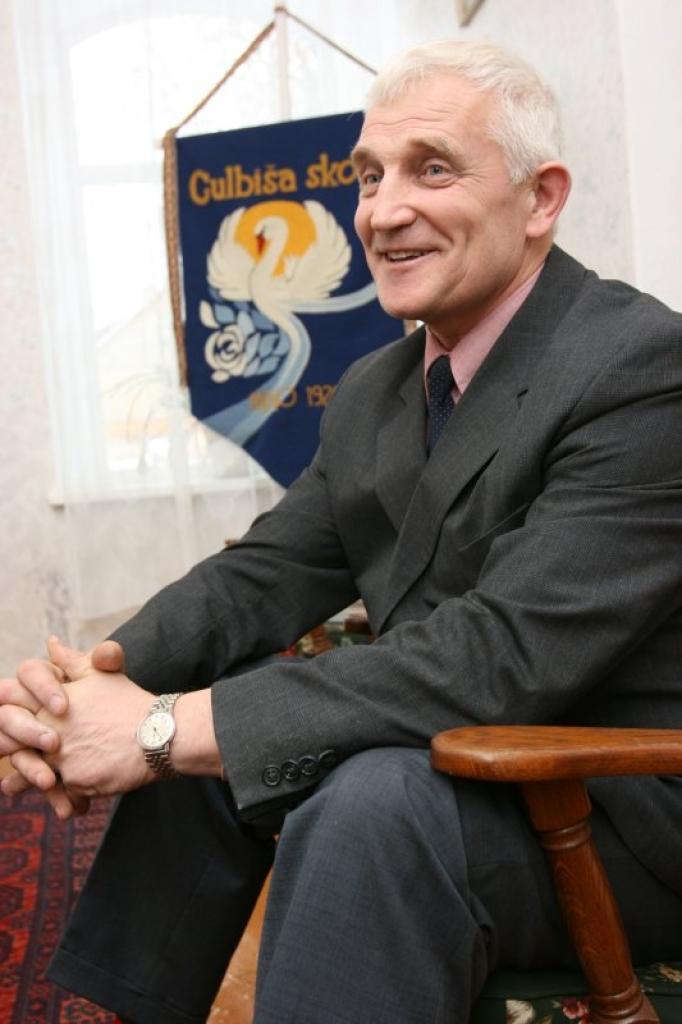 Gulbīšu vidusskolas direktors Jānis Ļoļāns uzskata, lai cilvēks labi justos, viņam ir nepieciešams darbs, pēc darba – laba atpūta un lai bērnu skološana vecākiem varētu noritēt bez materiālām problēmām.
Autors: Gatis Bogdanovs