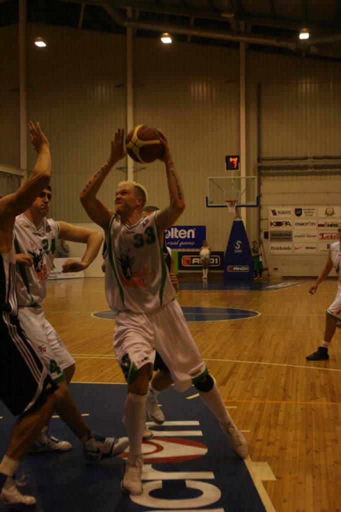 Brūniņš spēlē ar britiem guva 24 punktus.
Autors: Gatis Bogdanovs (no arhīva)