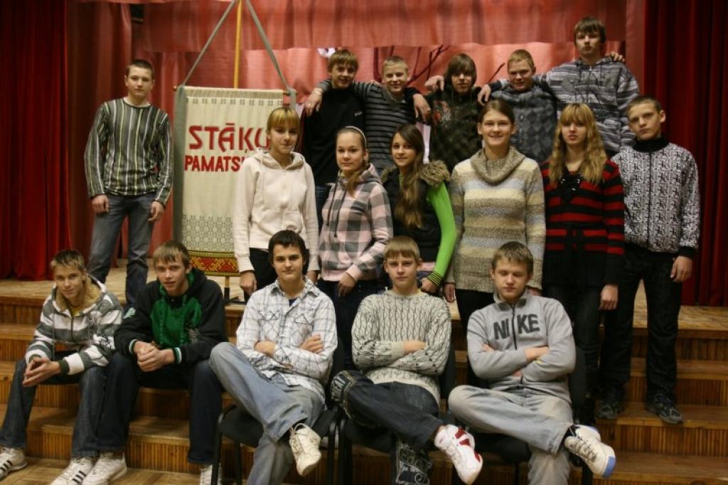 Stāķu pamatskolas 9.klases audzēkņi atzīst, ka nebija cerējuši uz uzvaru, taču tagad par to pašiem ir liels gandarījums.
Autors: Gatis Bogdanovs