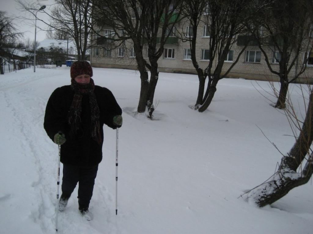 Anita Zadiņa nūjošanu ir apzinājusi kā ikdienišķu nepieciešamību. Kustību prieks neļauj snaust ķermenim un garam, dāvā veselību.
Autors: Diāna Odumiņa