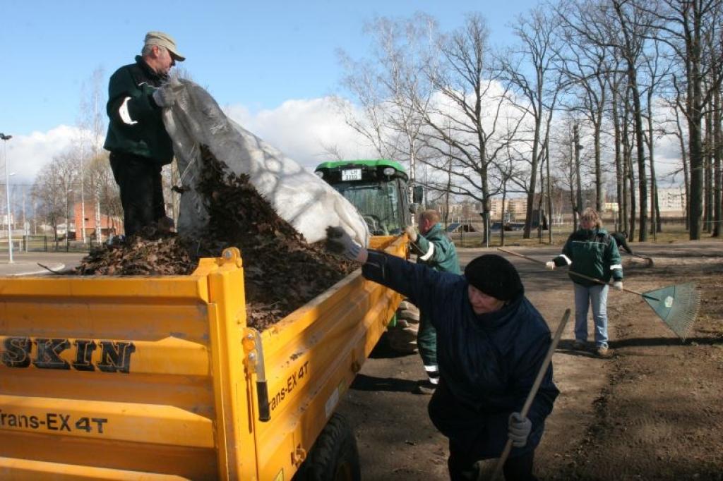 Pilsētā un pagastos talcinieku rosība bija manāma  ne tikai sestdien, bet arī piektdien un svētdien. 
Autors: Gatis Bogdanovs