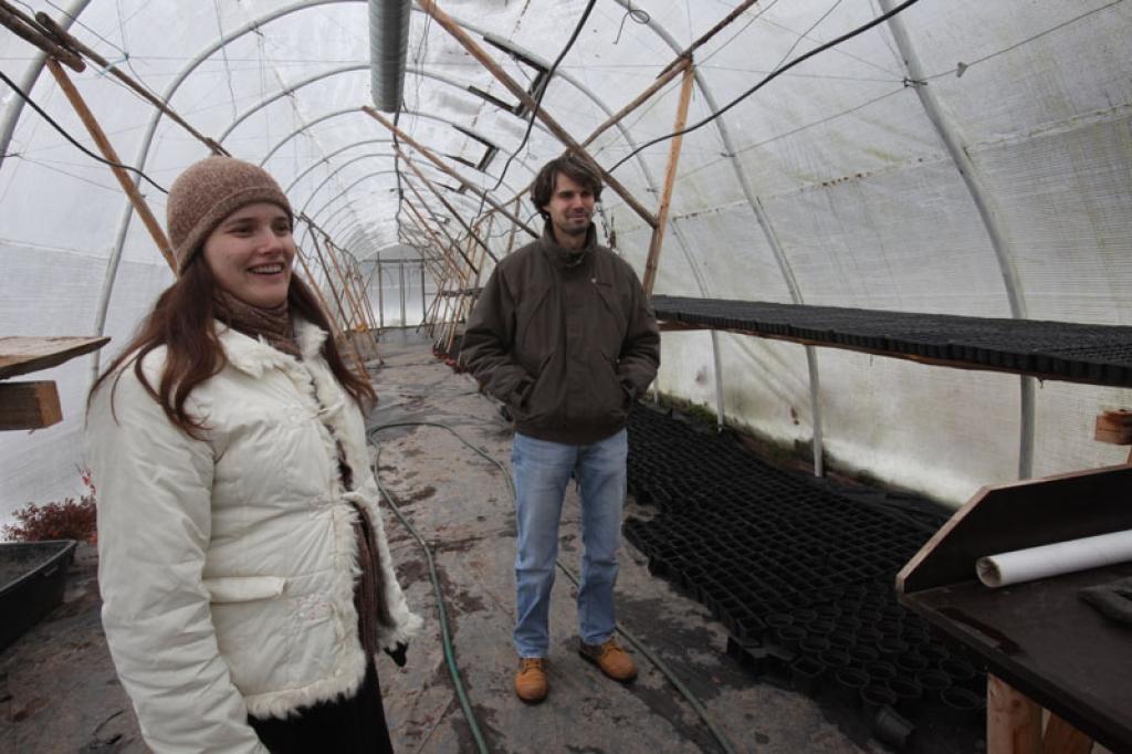 SIA “Salenieki AJ” dibinātāji Jana un Armands Salenieki, dzīvojot un strādājot laukos, ne tikai Tirzas pagasta iedzīvotājos ir radījuši izbrīnu. “Vieni vēl veiksmi, otriem mazliet skauž, ir arī tādi, kas saka, ka esam muļķi, pametot darbu Rīgā. Tomēr no iesāktā neatteiksimies. Līdz februārim ir jāsakārto siltumnīca, lai varētu sākt audzēt stādus. Tās apsildei iegādāta arī apkures sistēma,” stāsta Jana un Armands Salenieki. 
Autors: Gatis Bogdanovs