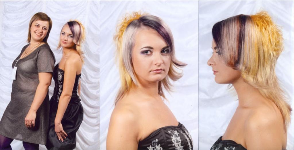 Friziere Daiga Altberga no Stāmerienas kopā ar savu modeli – meitu Montu.
Autors: No personiskā albuma