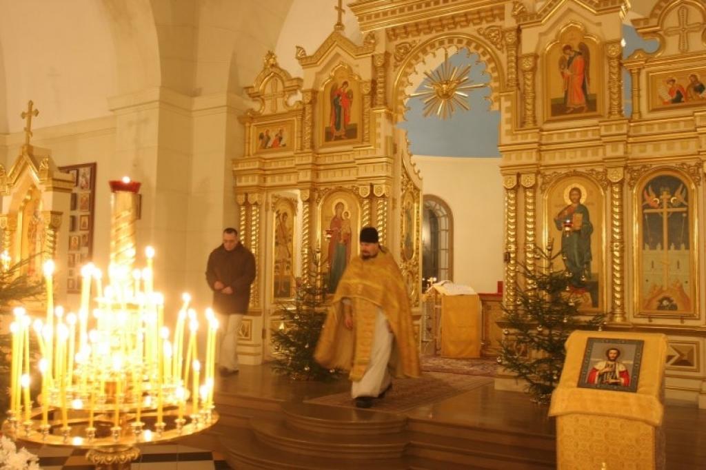 Pareizticīgo Ziemassvētki Stāmerienas baznīcā 2009.gadā.
Autors: Gatis Bogdanovs (no arhīva)