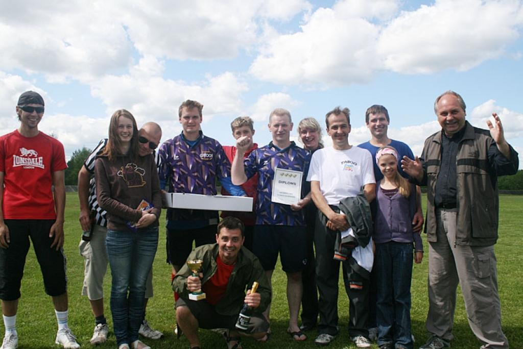 Turnīra uzvarētāji komanda no Gulbenes.
Autors: No personiskā albuma