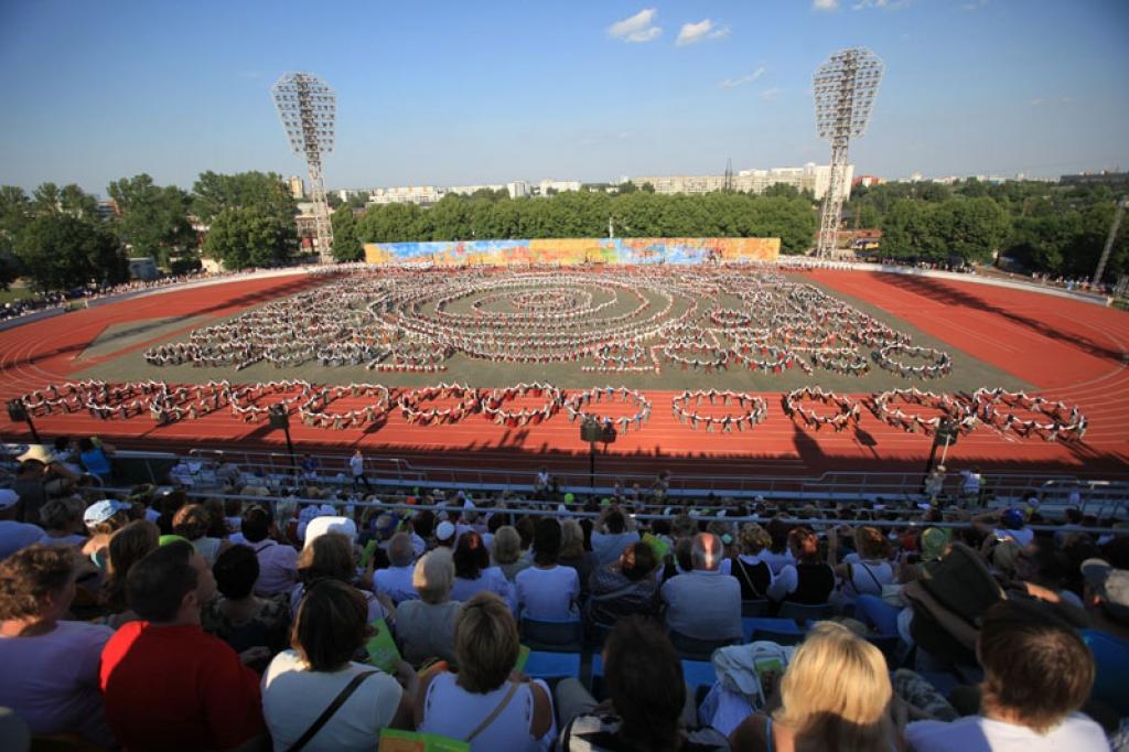 Deju svētku lielkoncerta ģenerālmēģinājumā, kas notika vakar.
Autors: Gatis Bogdanovs