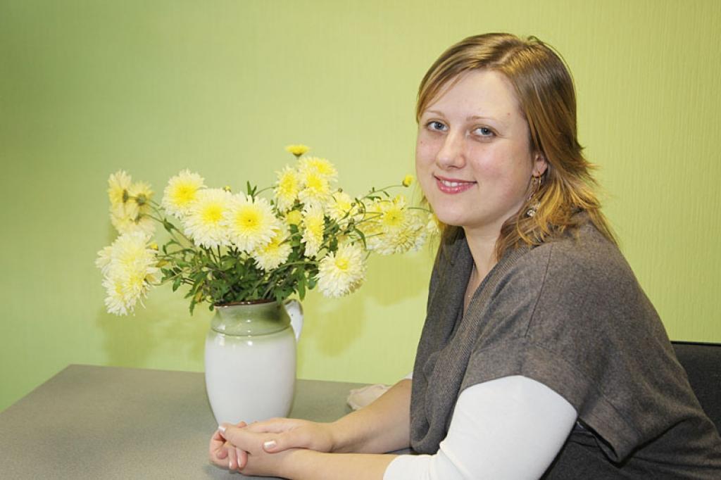 „Svētkos labprāt saņemu ziedus – man tie ļoti patīk,” atzīst Anda Sprudzāne. 
Autors: Evita Brokāne