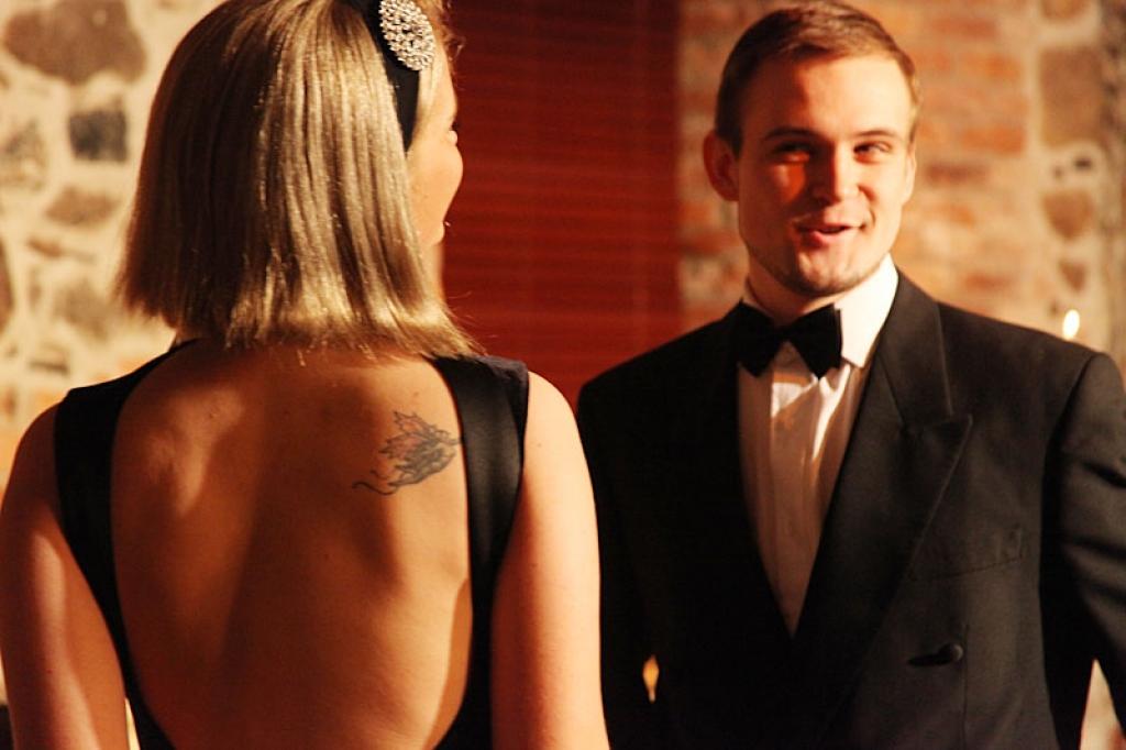 Edijs Frīdenbergs Gulbenes Tautas teātra pirmizrādē - F.Sagāna 