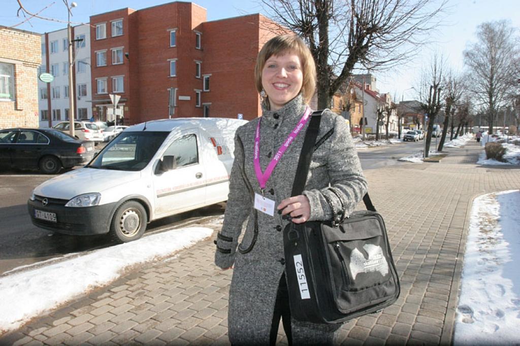 Guntra Rone atzīst, ka tautas skaitītāja darbs ir interesants un viņai tas ļoti patīk.
Autors: Gatis Bogdanovs