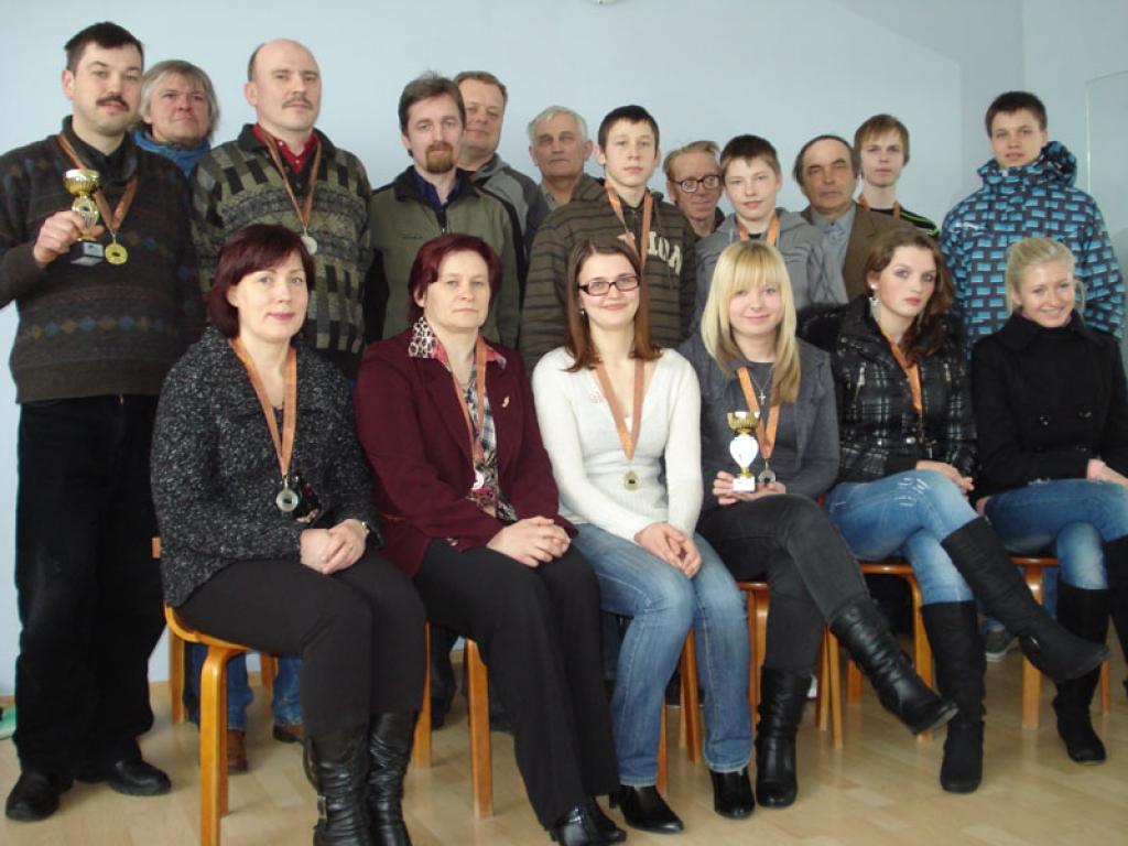 Starpnovadu dambretes sacensību dalībnieki.
Autors: Arnis Martusevičs