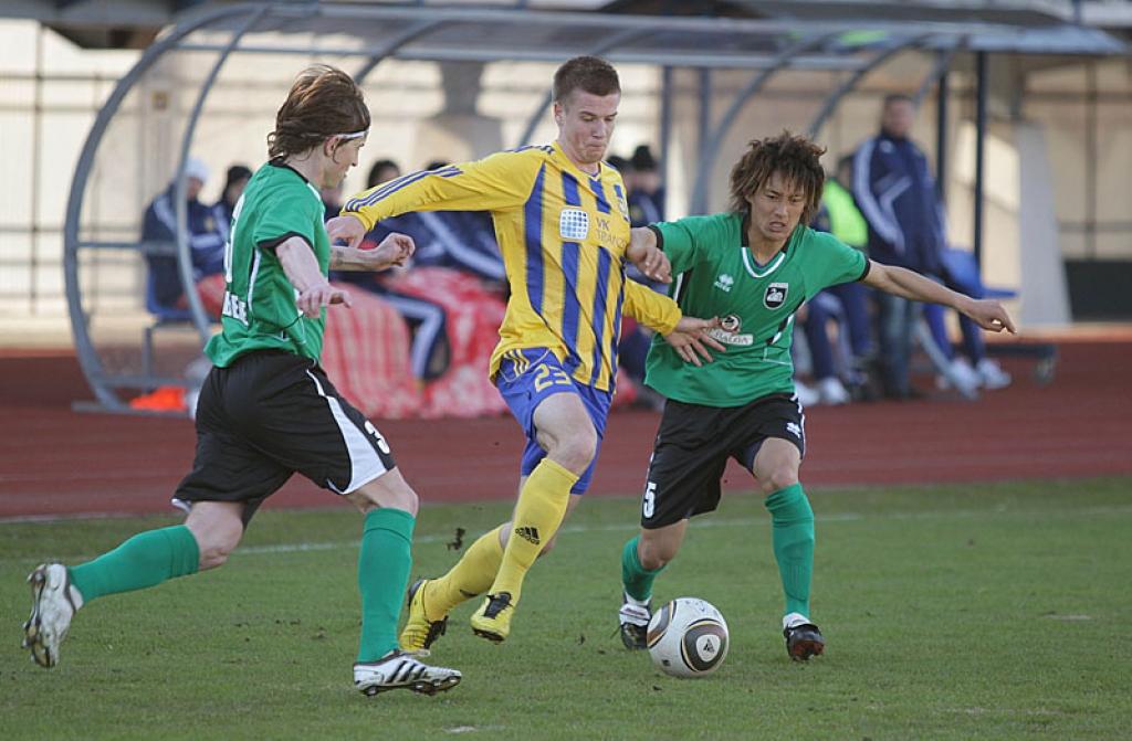 Gulbeniešu spēle ar ventspilniekiem.
Autors: No futbola kluba 