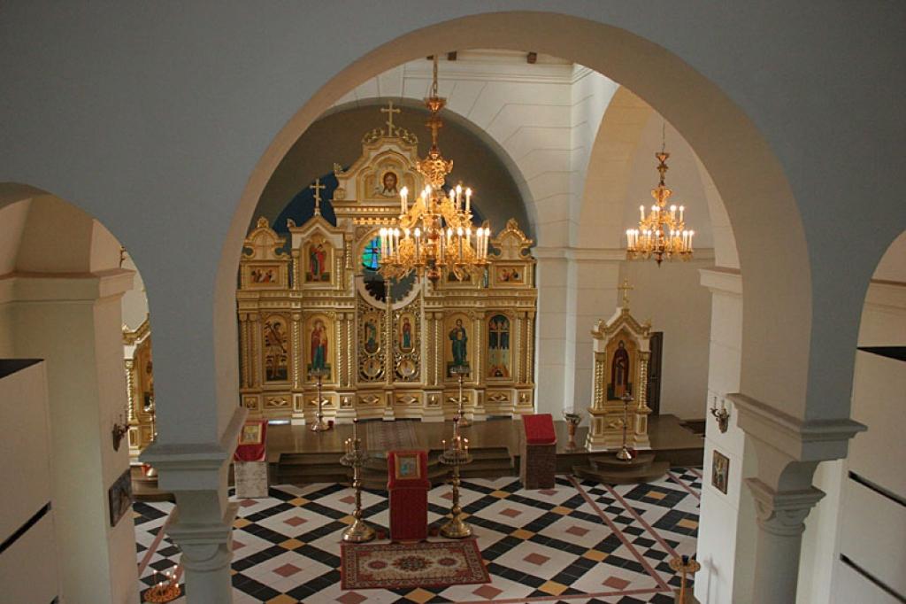 Stāmerienas Svētā Aleksandra Ņevska pareizticīgo baznīcā. 
Autors: Gatis Bogdanovs (no arhīva)