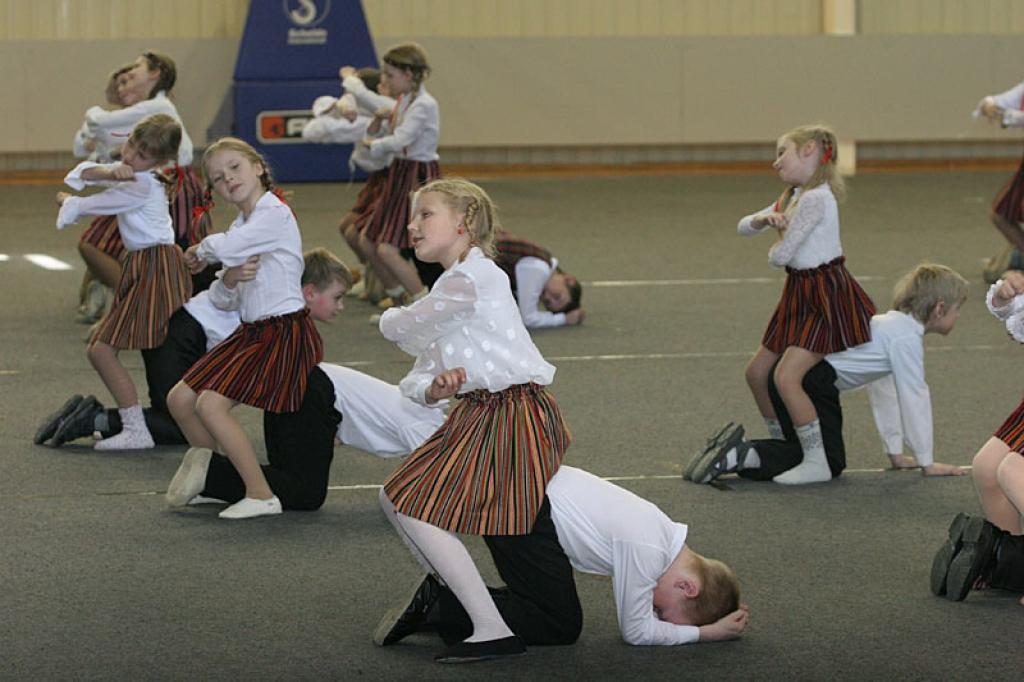 Gulbenes novada skolēnu deju kopu koncertā, kas notika Gulbenes sporta centrā, piedalījās 27 kolektīvi, kas visi apliecināja, ka ir cītīgi strādājuši visu šo sezonu.
Autors: Gatis Bogdanovs