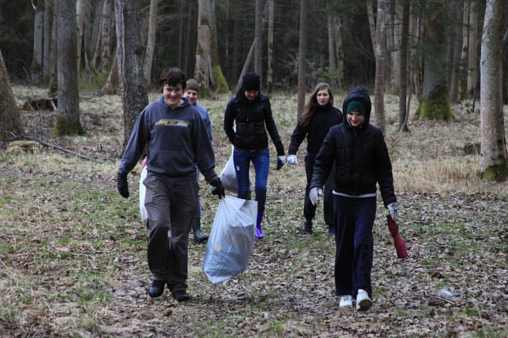 Pagājušā gada Lielajā talkā.
Autors: Gatis Bogdanovs (no arhīva)