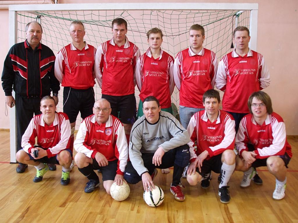 Novada telpu futbola čempionāta uzvarētāji - Veterāni Plus komanda.
Autors: Ziedonis Lazdiņš