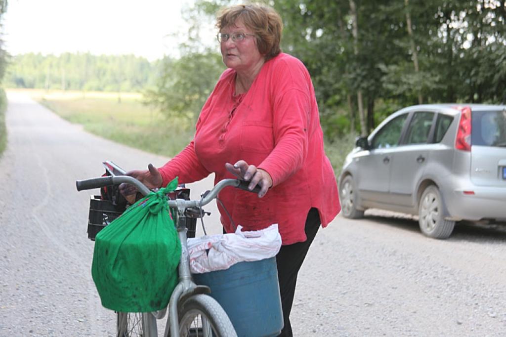 Rancēniete Ērika Brīvmane ir priecīga, ka tagad ikvienam, lasot mellenes, ir iespēja gūt peļņu.
Autors: Gatis Bogdanovs