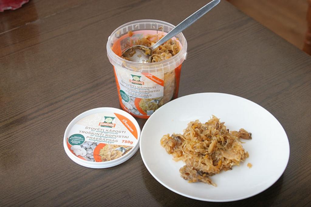 Vai jūs jau nogaršojāt SIA “Dimdiņi” jauno produktu - štovētus kāpostus ar šampinjoniem?
Autors: Gatis Bogdanovs