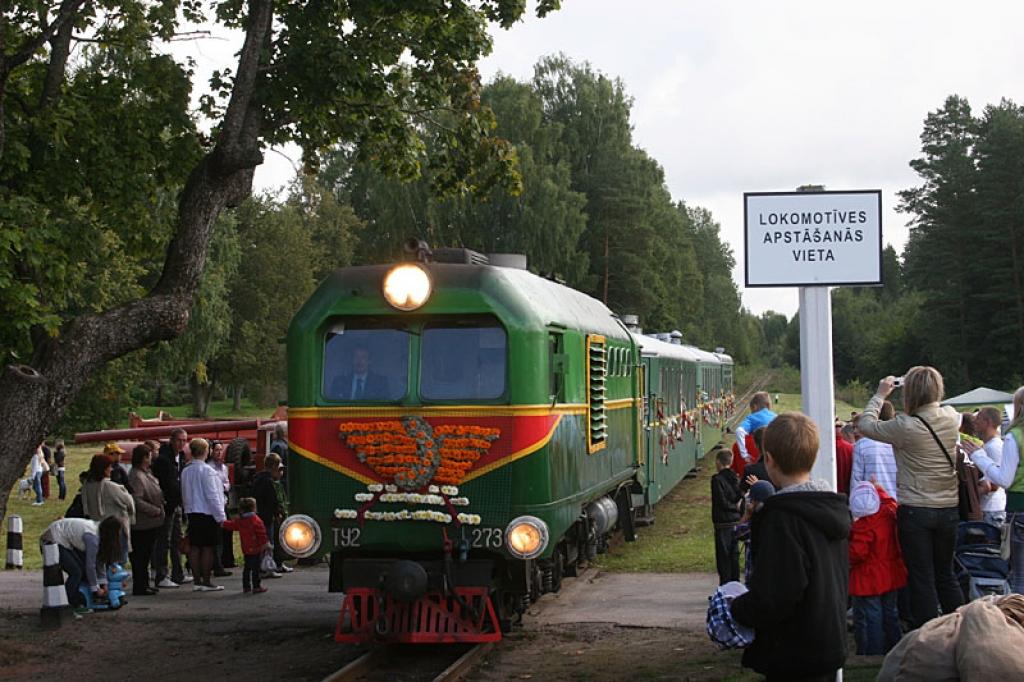 Svētku gaviļknieks piestāj Stāmerienā.
Autors: Gatis Bogdanovs 