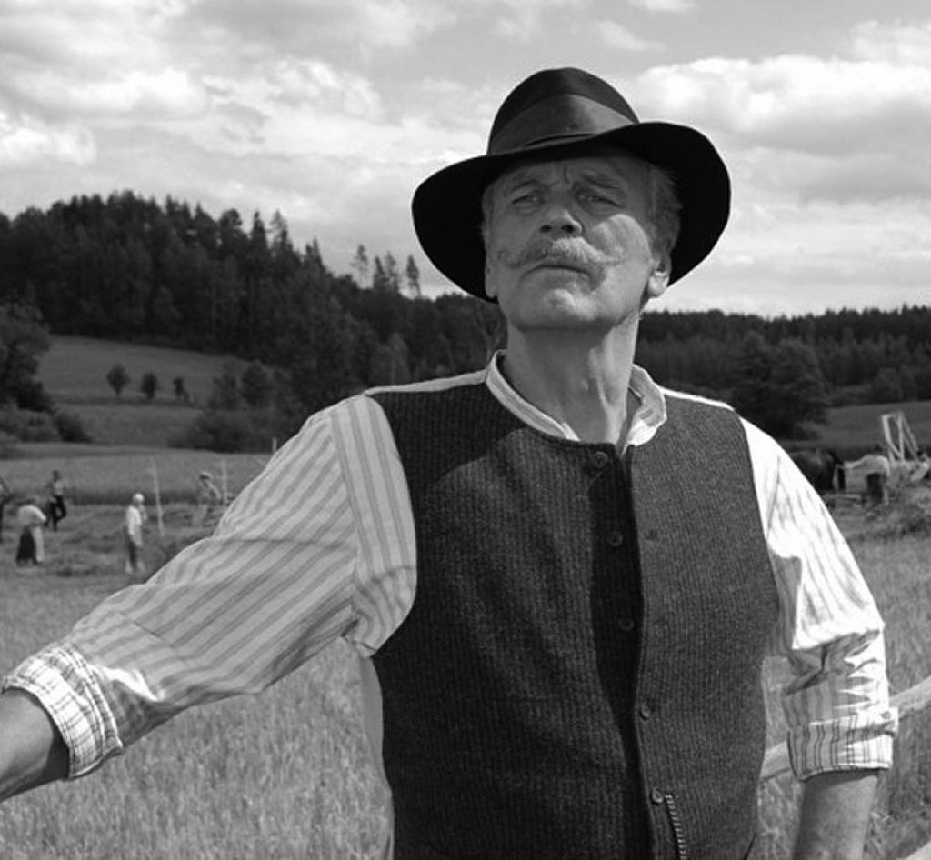 Aktieris Romualds Ancāns režisora Jāņa Streiča filmā 