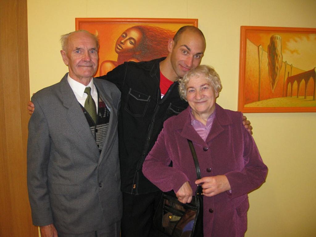 Ģirts Jogurs ar vecākiem.
Autors: Gatis Bogdanovs