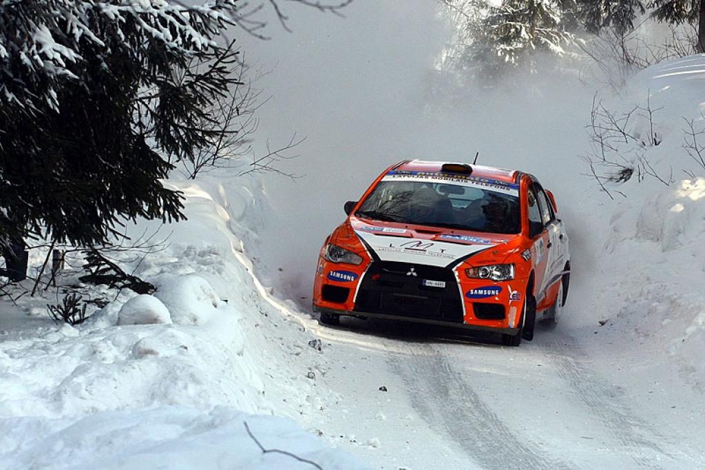 Andis Neikšāns ralijā 