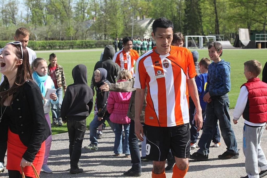  Vienīgos vārtus spēles sākumā guva Yosuke Saito.
Autors: Gatis Bogdanovs (no arhīva)