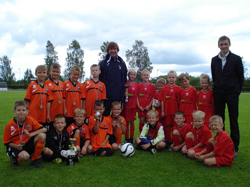 U-9 grupas Gulbenes futbola komandas.
Autors: No personiskā arhīva.