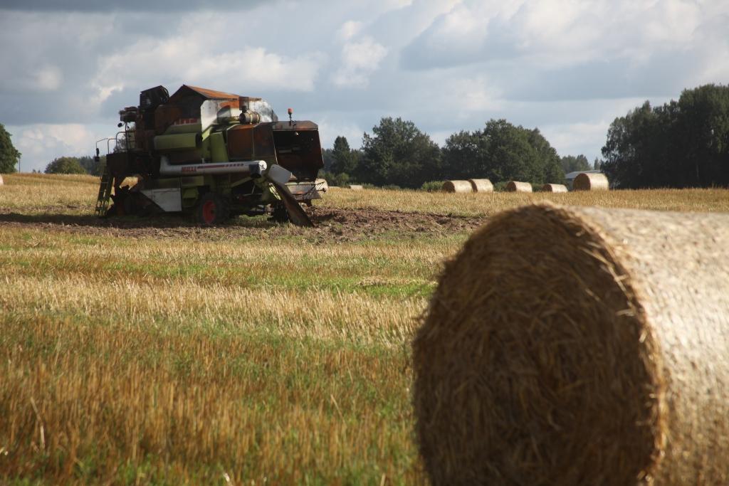 Lizumā 15.augustā zaudējumi radušies kādam zemniekam, kuram, strādājot labības laukā, aizdegās kombains. 
Autors: Gatis Bogdanovs