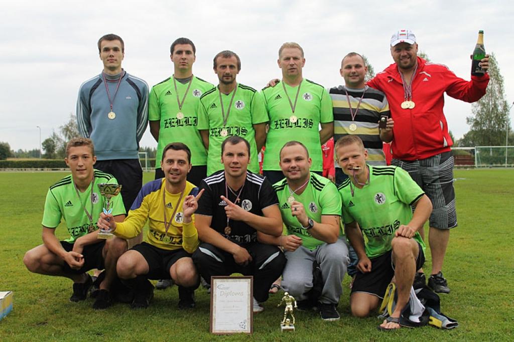 Gulbenes novada minifutbola čempionāta 1.līgas uzvarētaji - komanda 