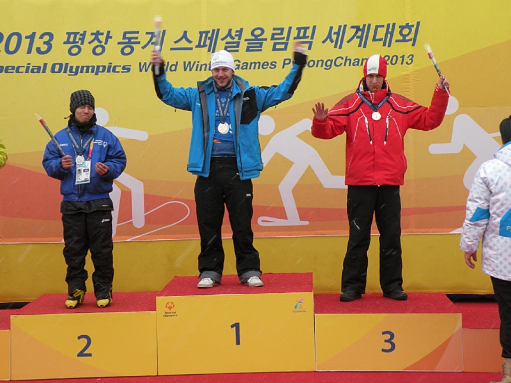 Apbalvošanas ceremonija, 3. vietā uz goda pjedestāla- Rihards Zolbergs.
Autors: No personiskā arhīva.
