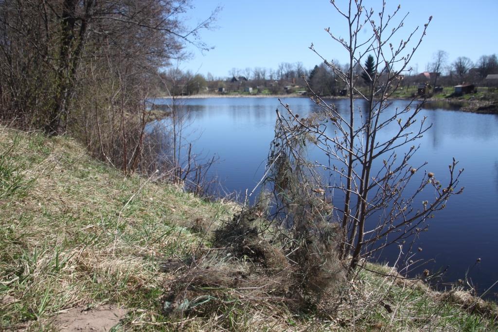 Pirmdien “Dzirkstele” devās uz Dzirnavu dambi, kur pārliecinājās, ka krastā mētājas zvejas tīkli.
Autors: Gatis Bogdanovs