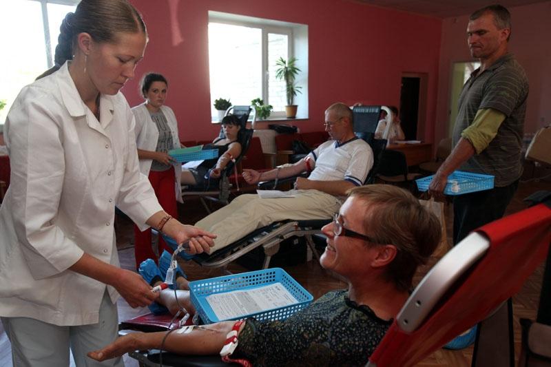 Gulbeniete Ilze Boldāne ir ilggadēja asinsdonore. Viņa uzskata, ja kādam var šādā veidā palīdzēt, tad kāpēc gan to nedarīt?  
Autors: Gatis Bogdanovs