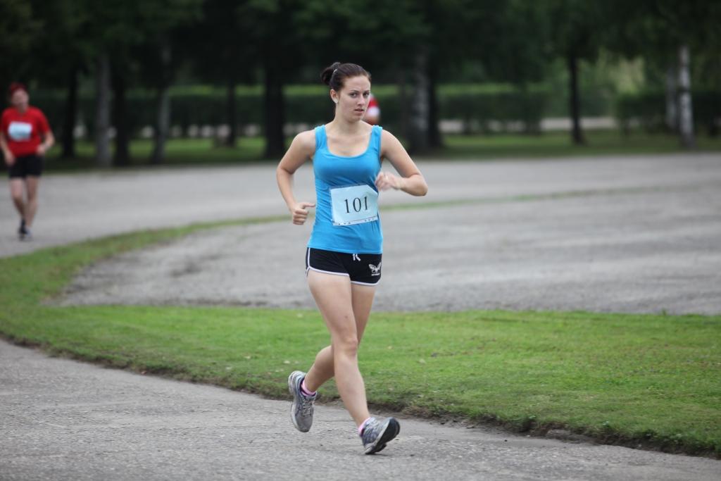 ILma Melne labprāt piedalās arī dažādās novada soļošanas sacensībās. 
Autors: no “Dzirksteles” arhīva 