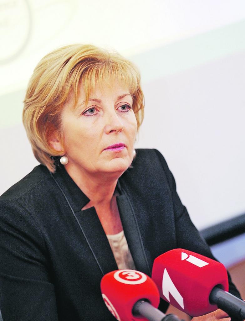 Konkurences padomes vadītāja Skaidrīte Ābrama.
Autors: “LETA”
