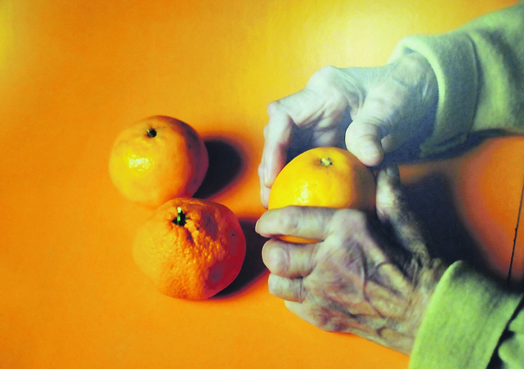 Slovēņu fotomākslinieces Manjas Zoras fotogrāfija no unikāla sociāla projekta – fotoizstādes “Rokas”, ko piedāvā Latvijas Kaulu, locītavu un saistaudu slimnieku biedrība sadarbībā ar SIA “Roche Latvija”. 
Autors: DAINIS ĢELZIS