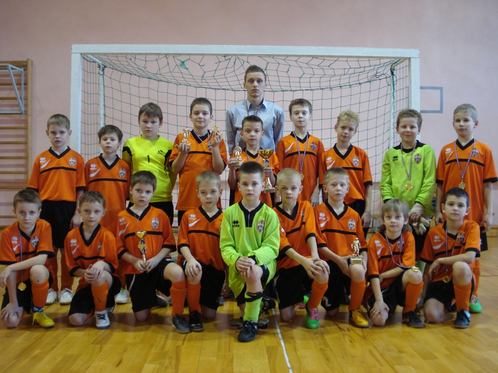 Gulbenes U-10 grupas futbolisti. 	
Autors: no privātā arhīva