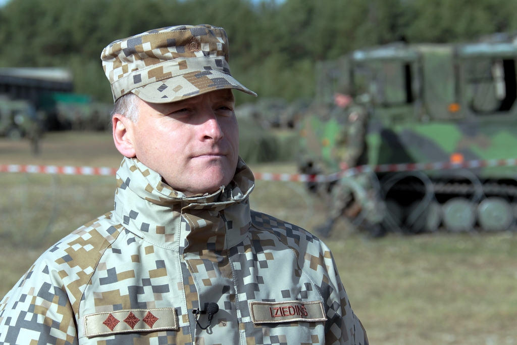 LR Zemessardzes Štāba priekšnieks pulkvedis Imants Ziediņš.