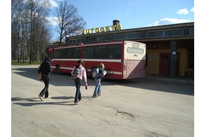 Alūksnes autoostā.
Autors: no arhīva