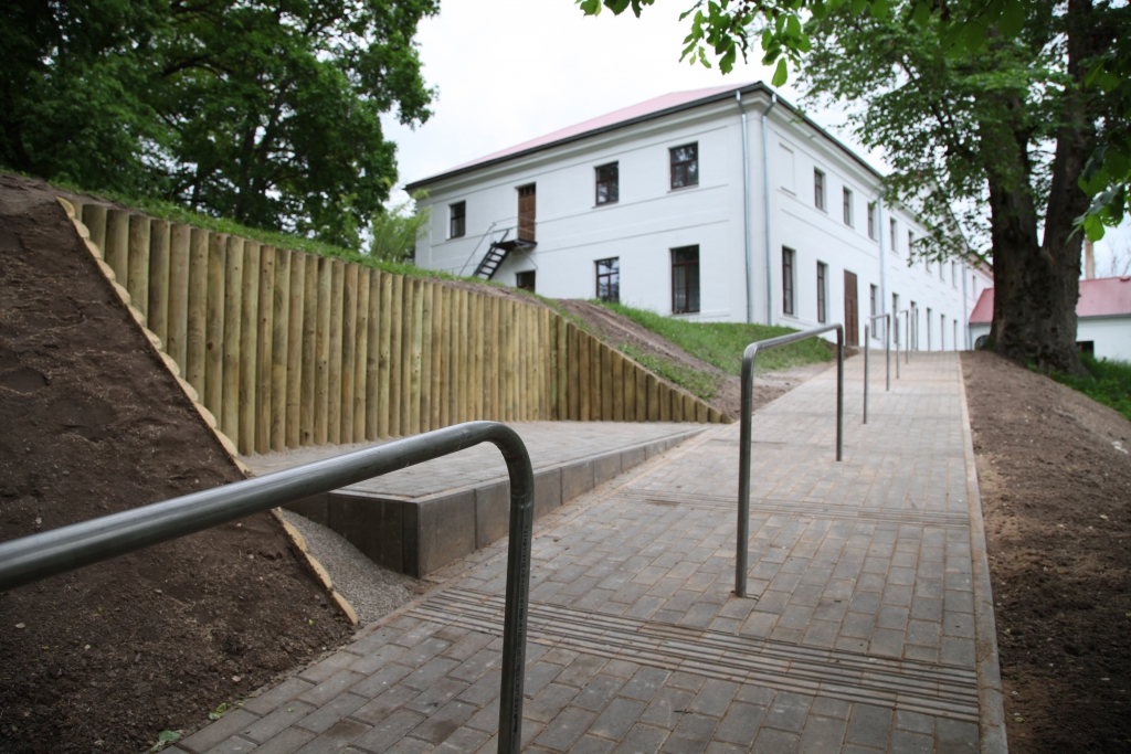 Jaunizveidotais gājēju celiņš uz Litenes brīvdabas estrādi.
Autors: Gatis Bogdanovs