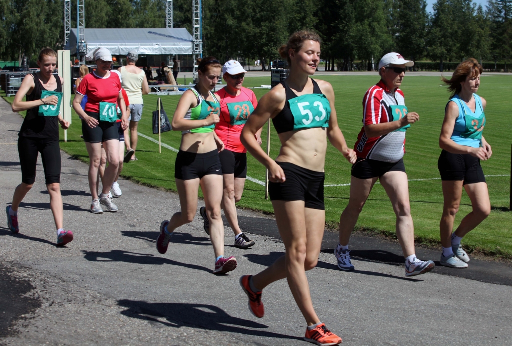 Dāmām bija jāveic 2 kilometru distance.	
Autors: Gatis Bogdanovs