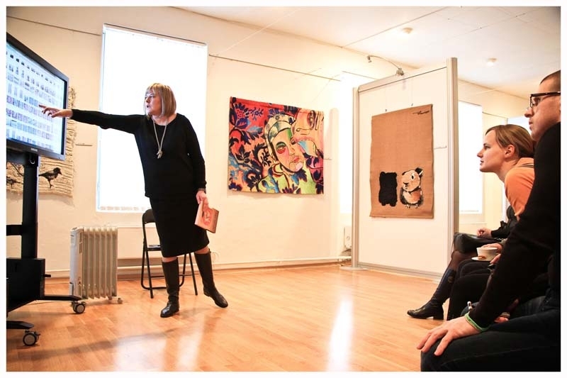 Pēc Latvijas Tekstilmākslas asociācijas biedru darbu izstādes 